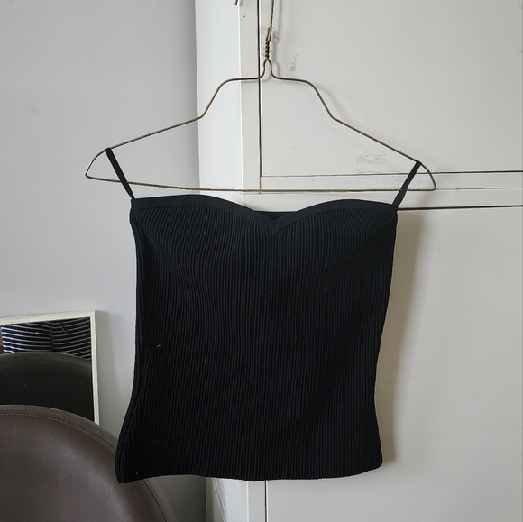 NWOT Babaton Knit Sculpt Sweetheart Tube Top - Picture 1 of 1
